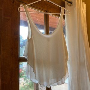 BP Shear White Tank Top